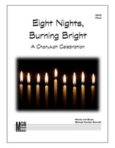 Eight Nights, Burning Bright SATB choral sheet music cover